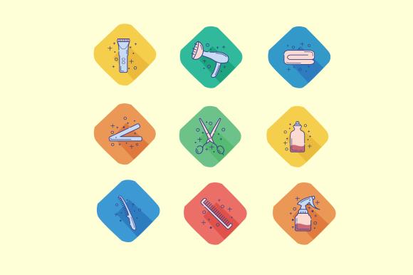 攝圖網(wǎng)_400291301_美容美發(fā)類(lèi)圖標(biāo)（企業(yè)商用）