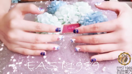  青花美甲怎么做？保定東方技工學(xué)校教你巧做美甲！